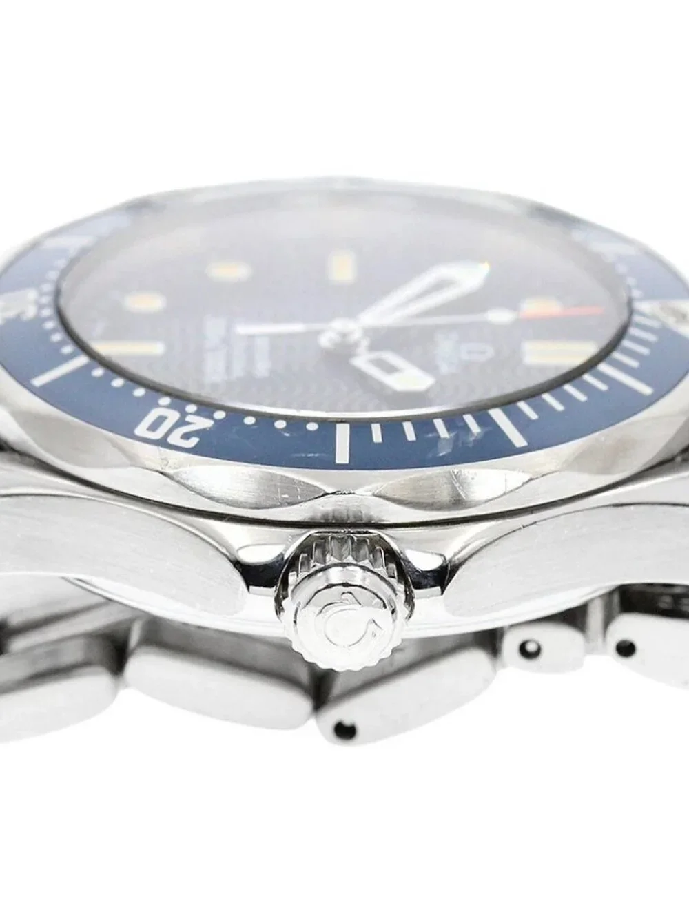 OMEGA Seamaster300 2561.80 Date Navy Dial Quartz Boy's Watch_961774